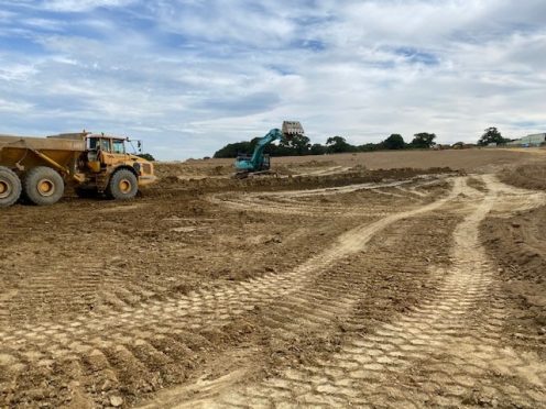 Breaking ground at Ridgewood Farm, Uckfield, East Sussex